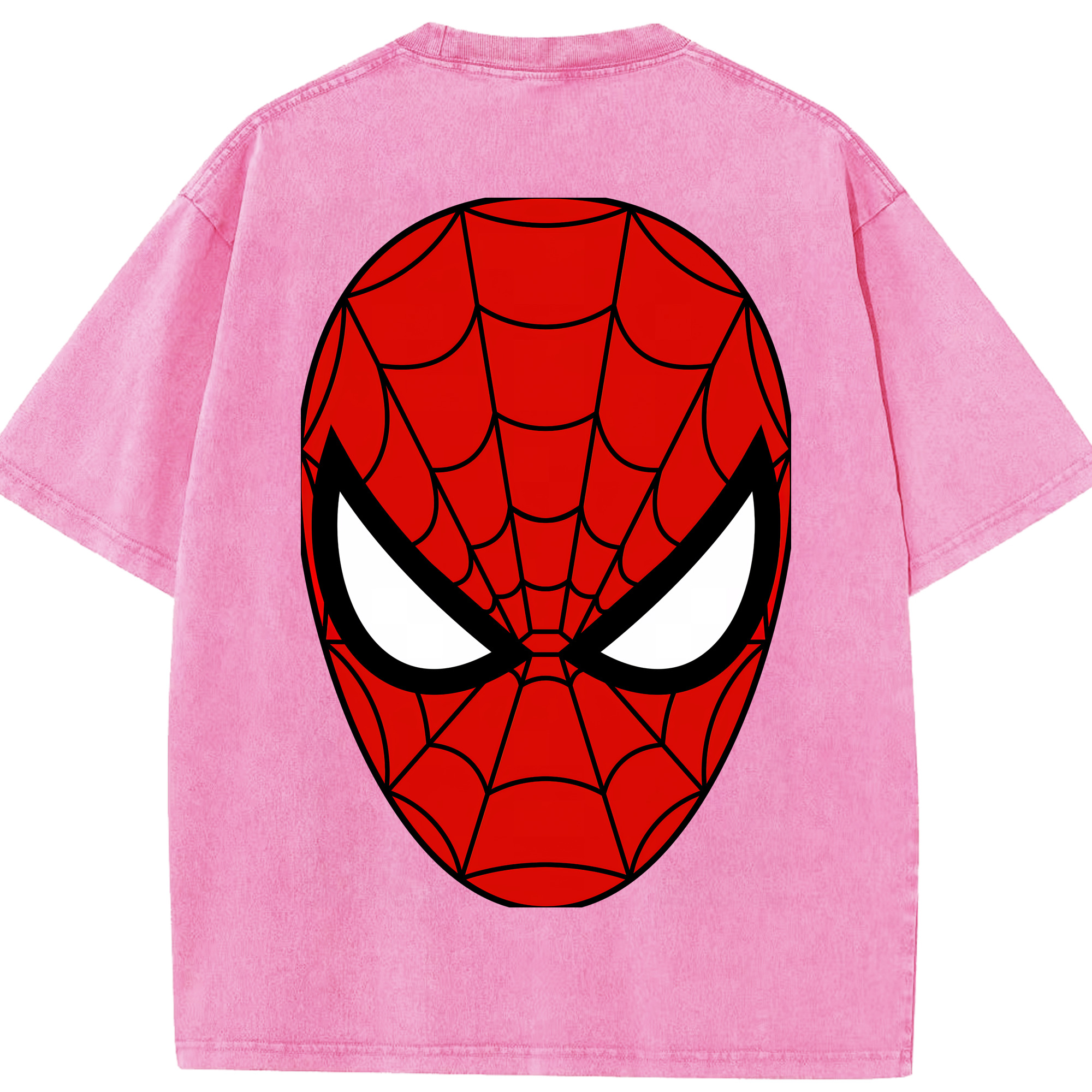 （画像用） Spider Man スパイダーマン 綿100% ヴィンテージ風 半袖Tシャツ（背面プリント）